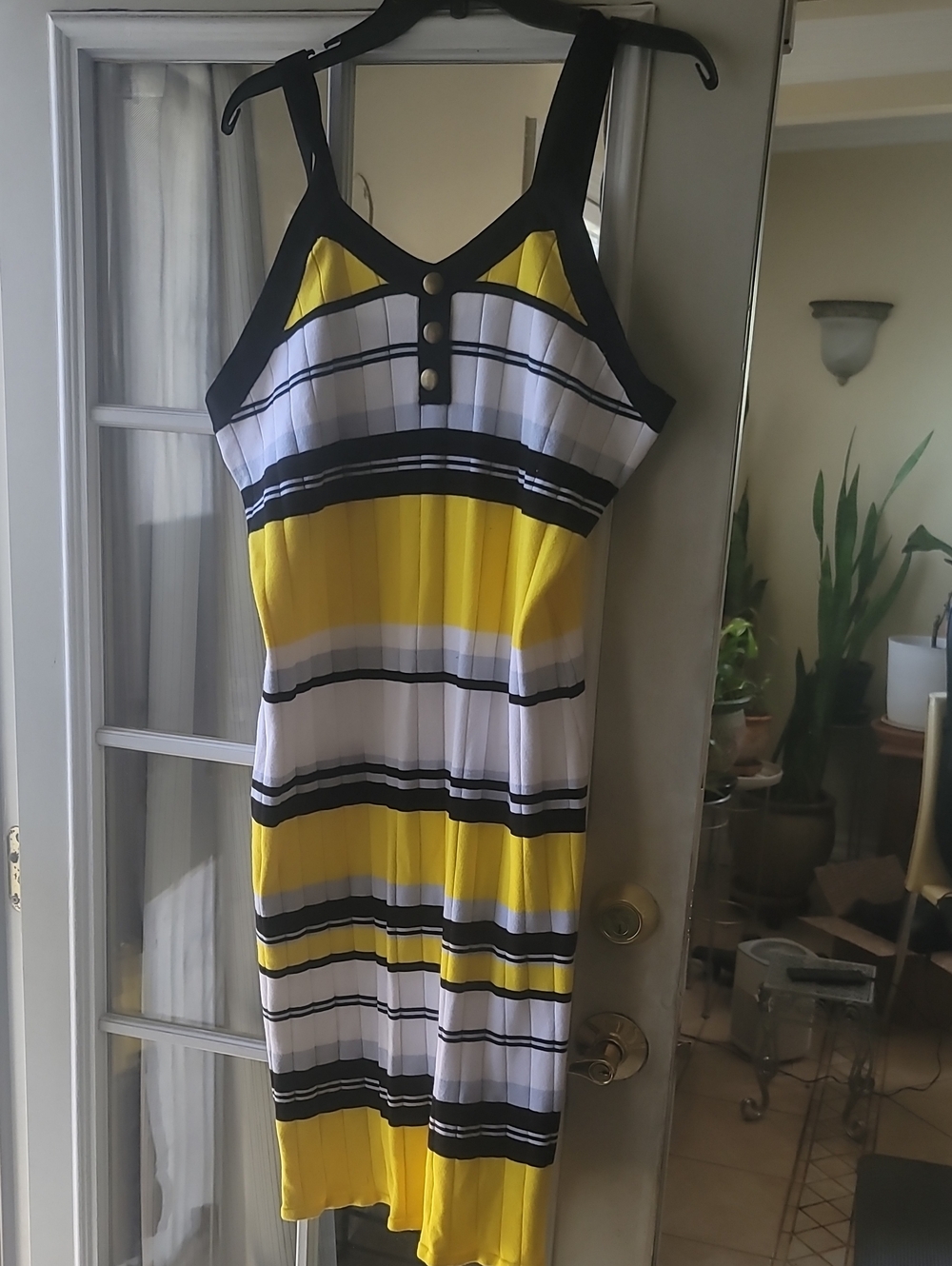Tee-strap Stripe Dress SZ 3X